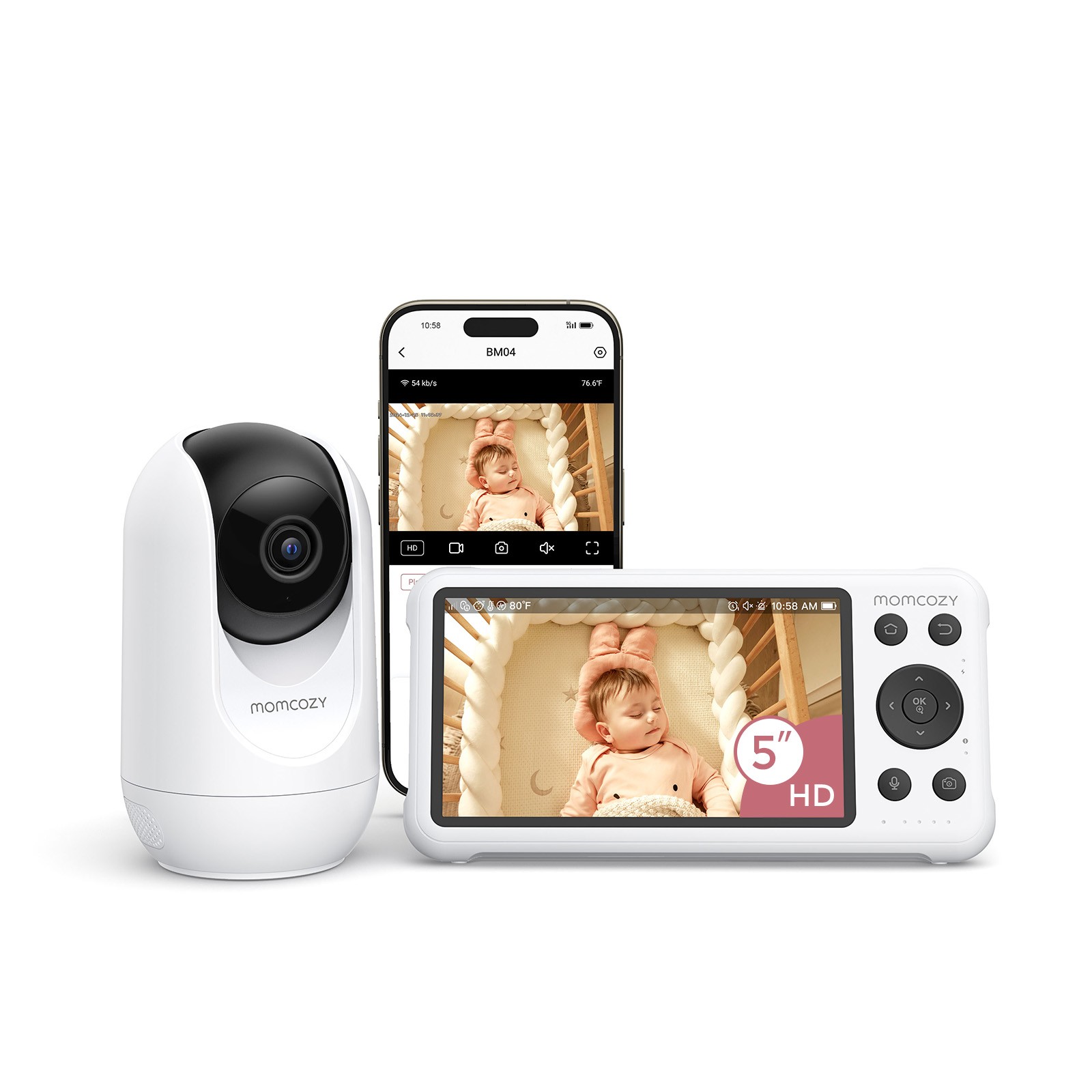 Momcozy BM04 Smart Wi-Fi Video Baby