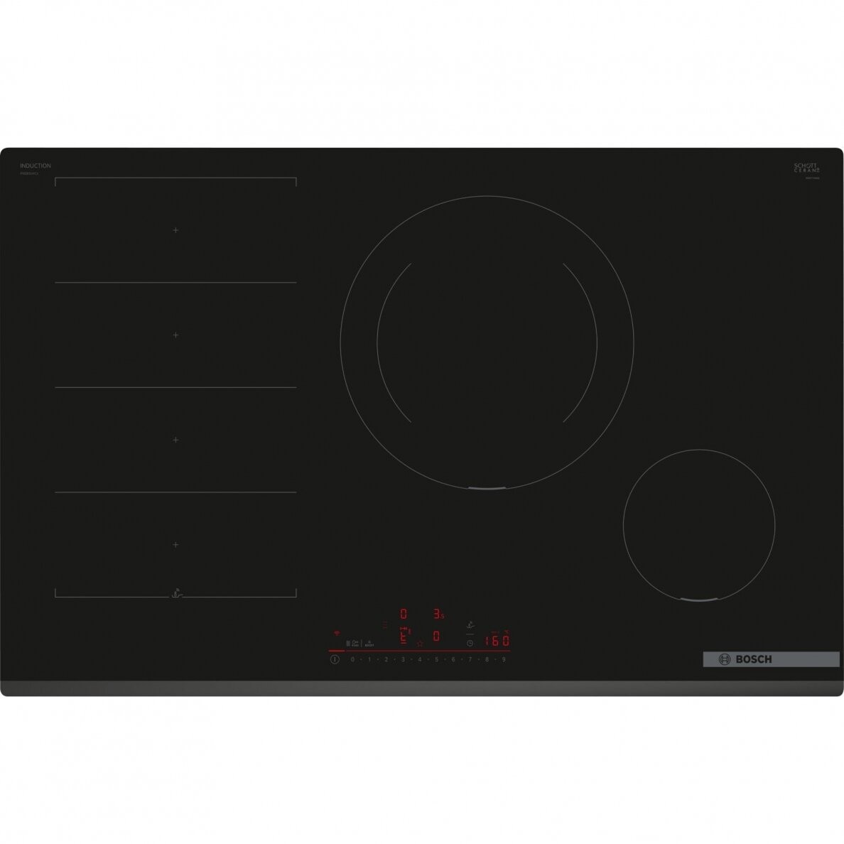 Įmontuojama indukcinė kaitlentė Bosch PXE831HC1E, be