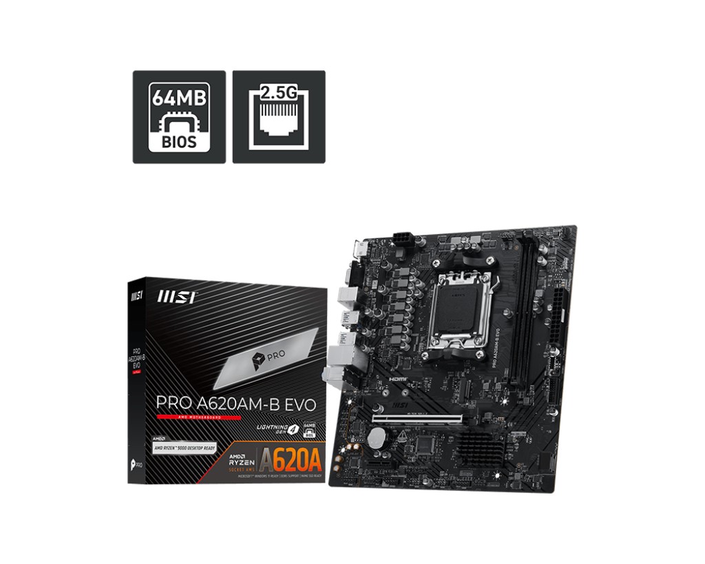 MSI PRO A620AM-B EVO | Processor