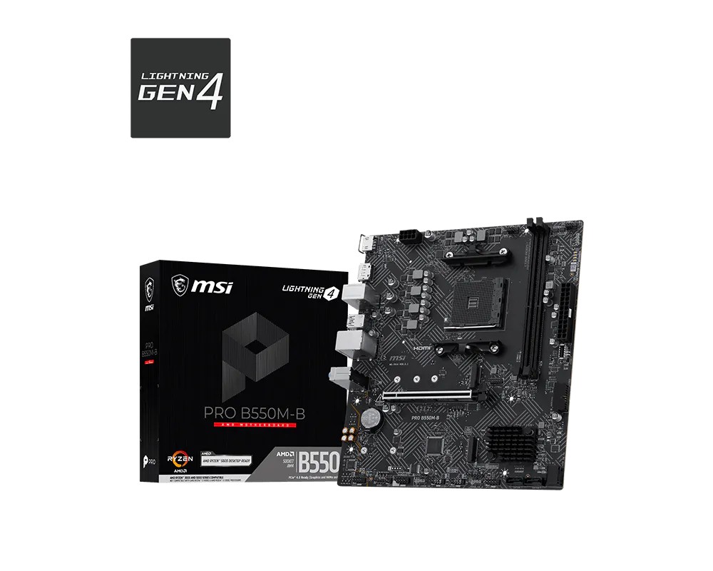 Motherboard PRO B550M-B am4 2DDR4 mATX
