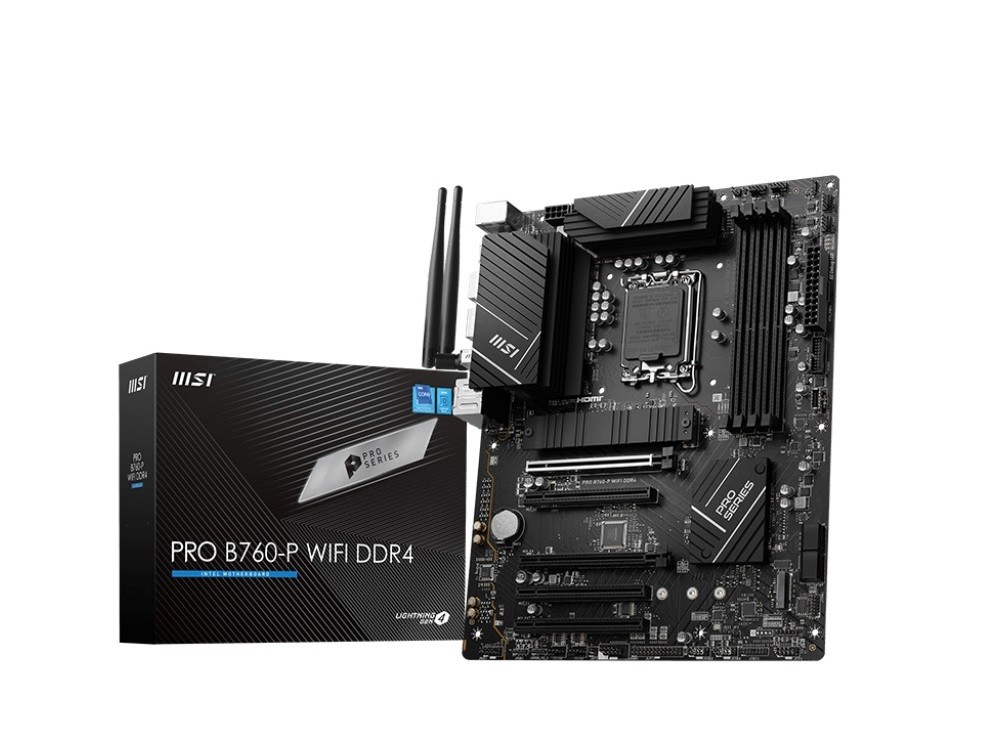 MSI PRO B760-P WIFI DDR4 motherboard