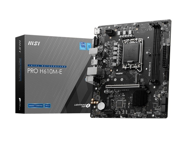 MSI Motherboard PRO H610M-E s1700 2DDR5