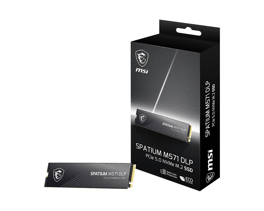 SSD|MSI|1400xTBW rating|MTBF 1500000 h|Read speed 14500