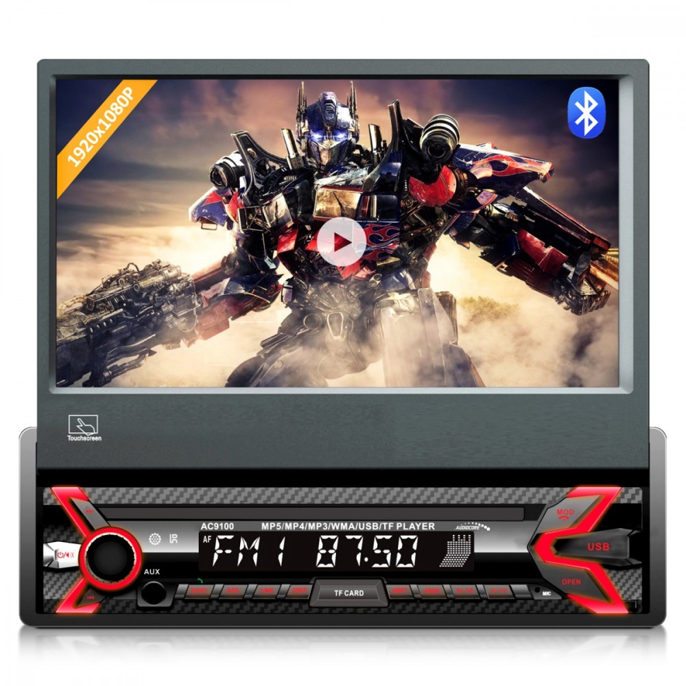 AUDIOCORE Multimedia Car Radio LCD AC9100