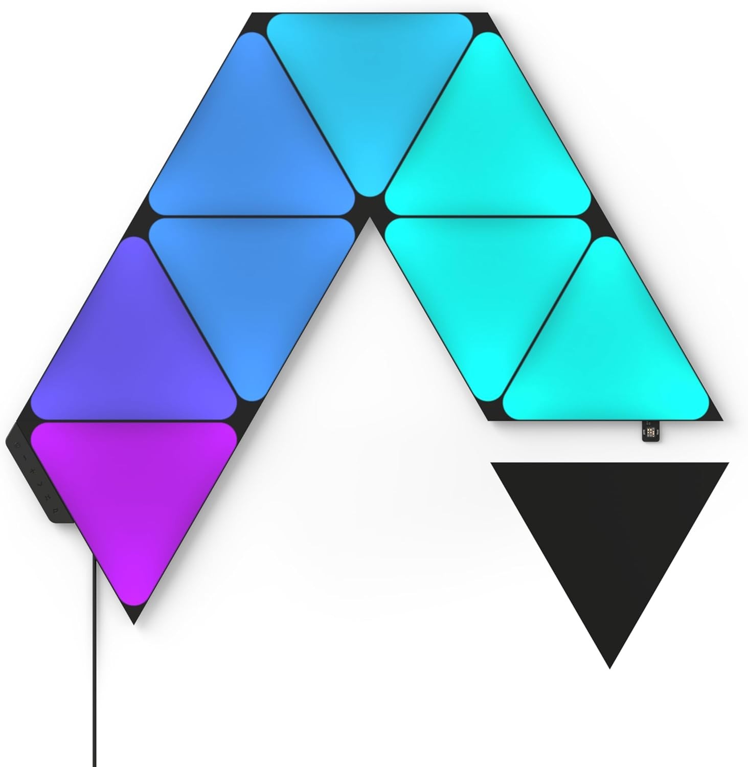 Nanoleaf Shapes Triangles Starter Kit, Black