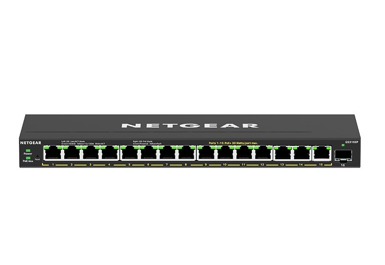 Netgear GS316EP Switch unmanaged 16xGE PoE+