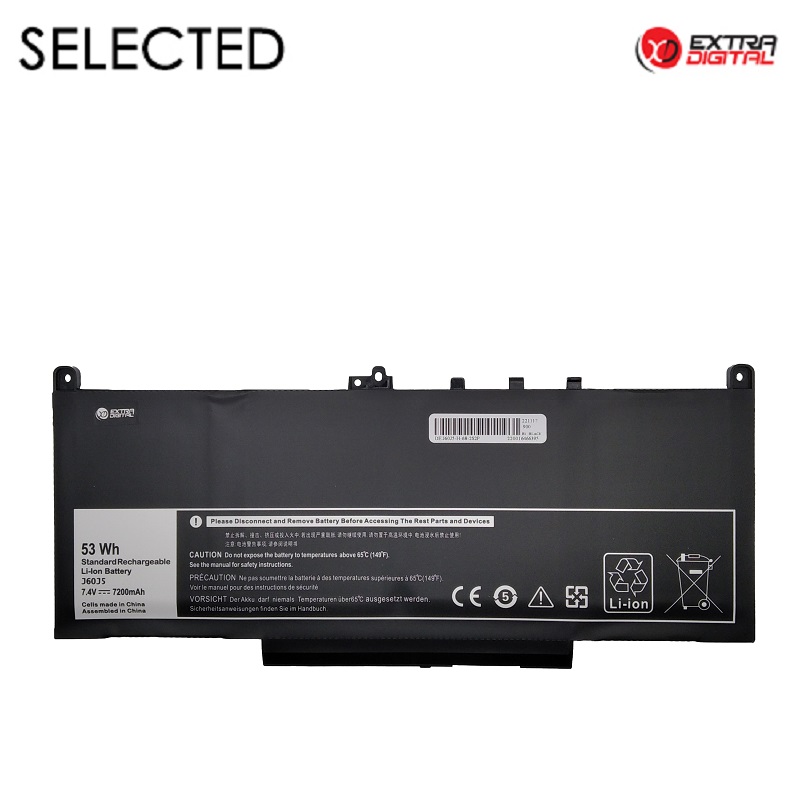 Notebook Battery DELL J60J5, Extra Digital