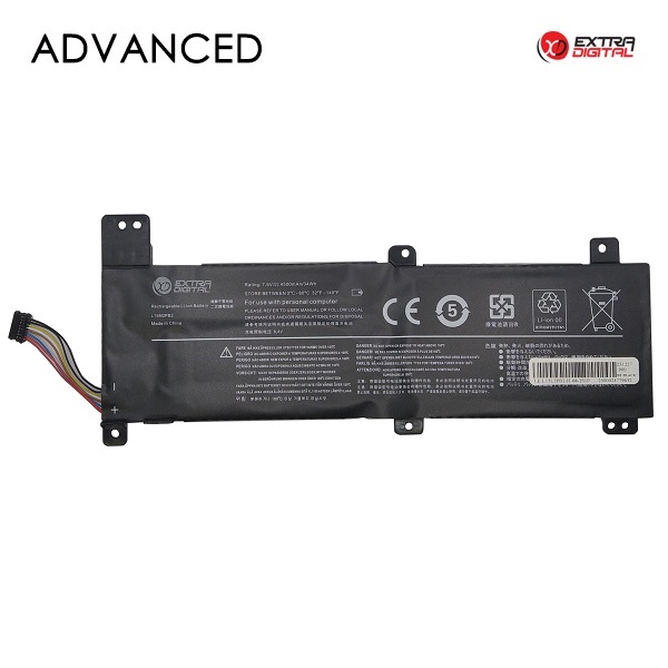 Notebook Battery LENOVO L15M2PB2, 4500mAh, Extra