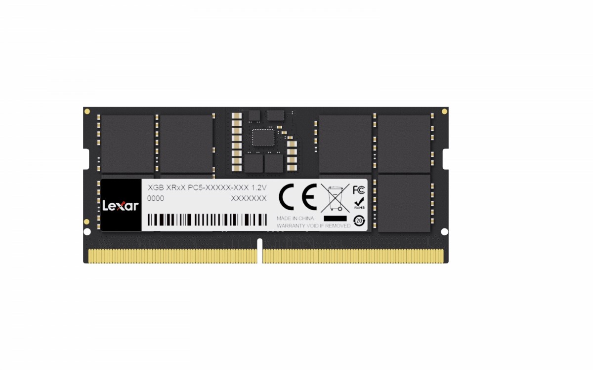 Lexar 16GB DDR5 4800MHz CL40 So-DIMM
