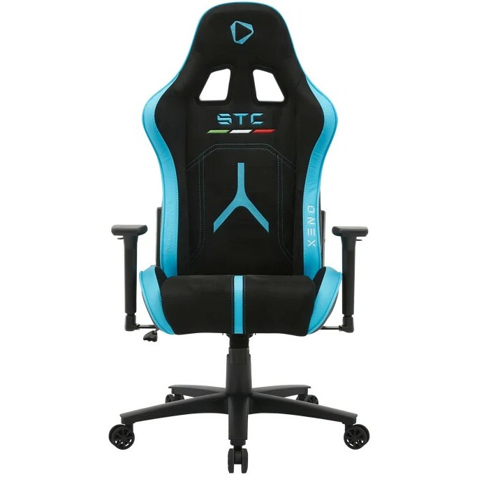ONEX STC Alcantara L Black/Blue Ergonomic