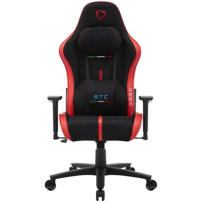 ONEX STC Alcantara L Black/Red Ergonomic