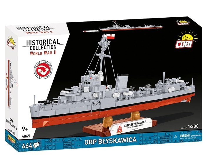 Cobi ORP Błyskawica Building Blocks Set