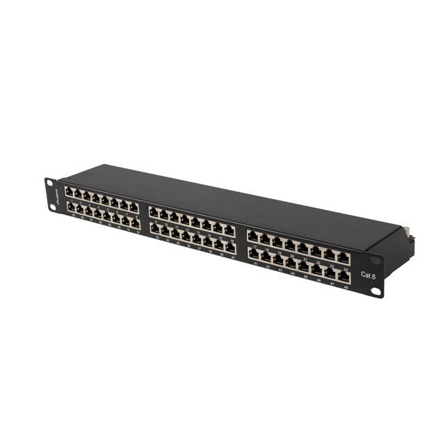 PATCH PANEL 48 PORTŮ 1U 19"