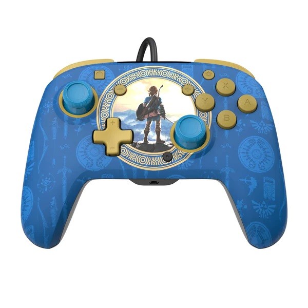PDP Zelda Hyrule Blue Wired Controller
