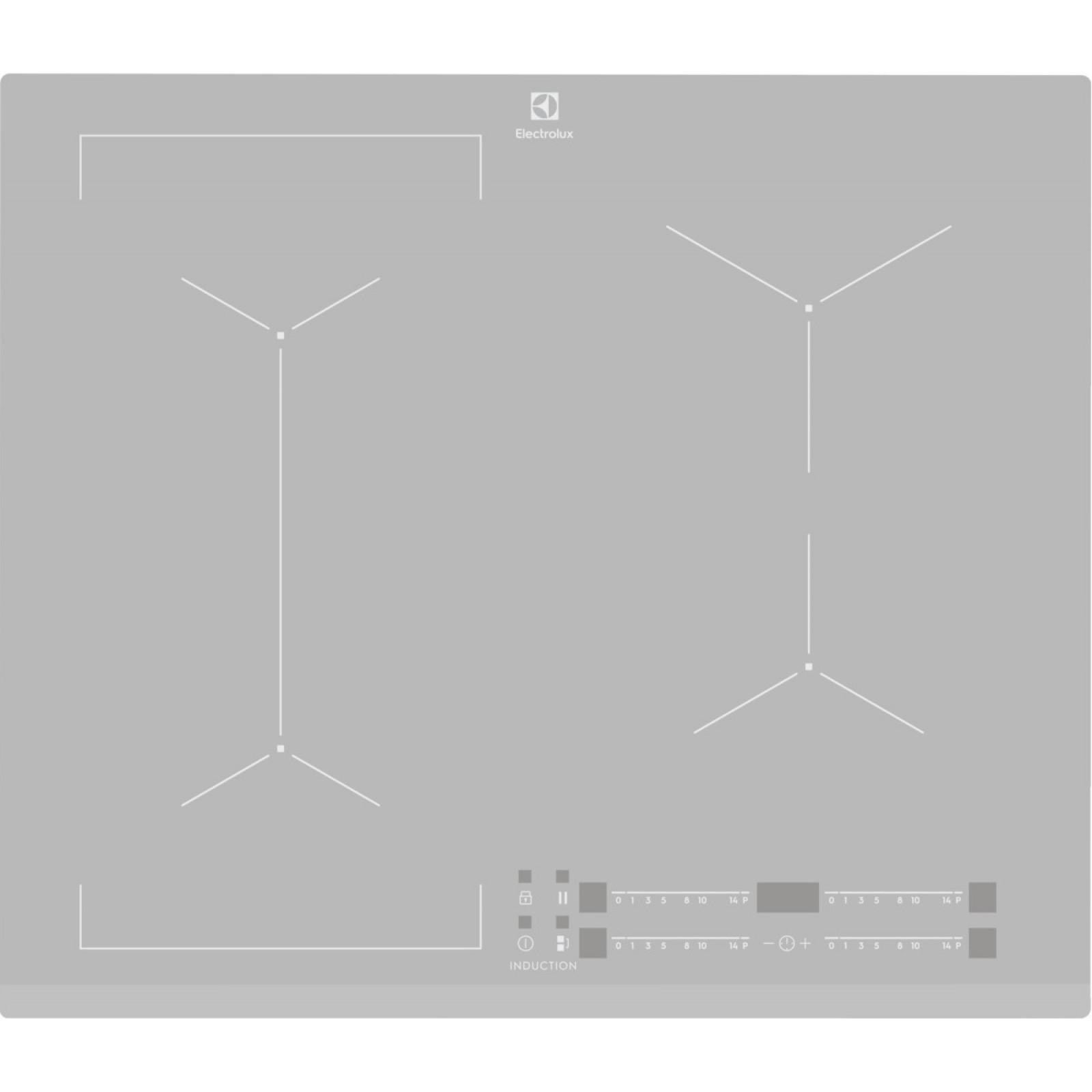 Pilka indukcinė kaitlentė Electrolux EIV63440BS |