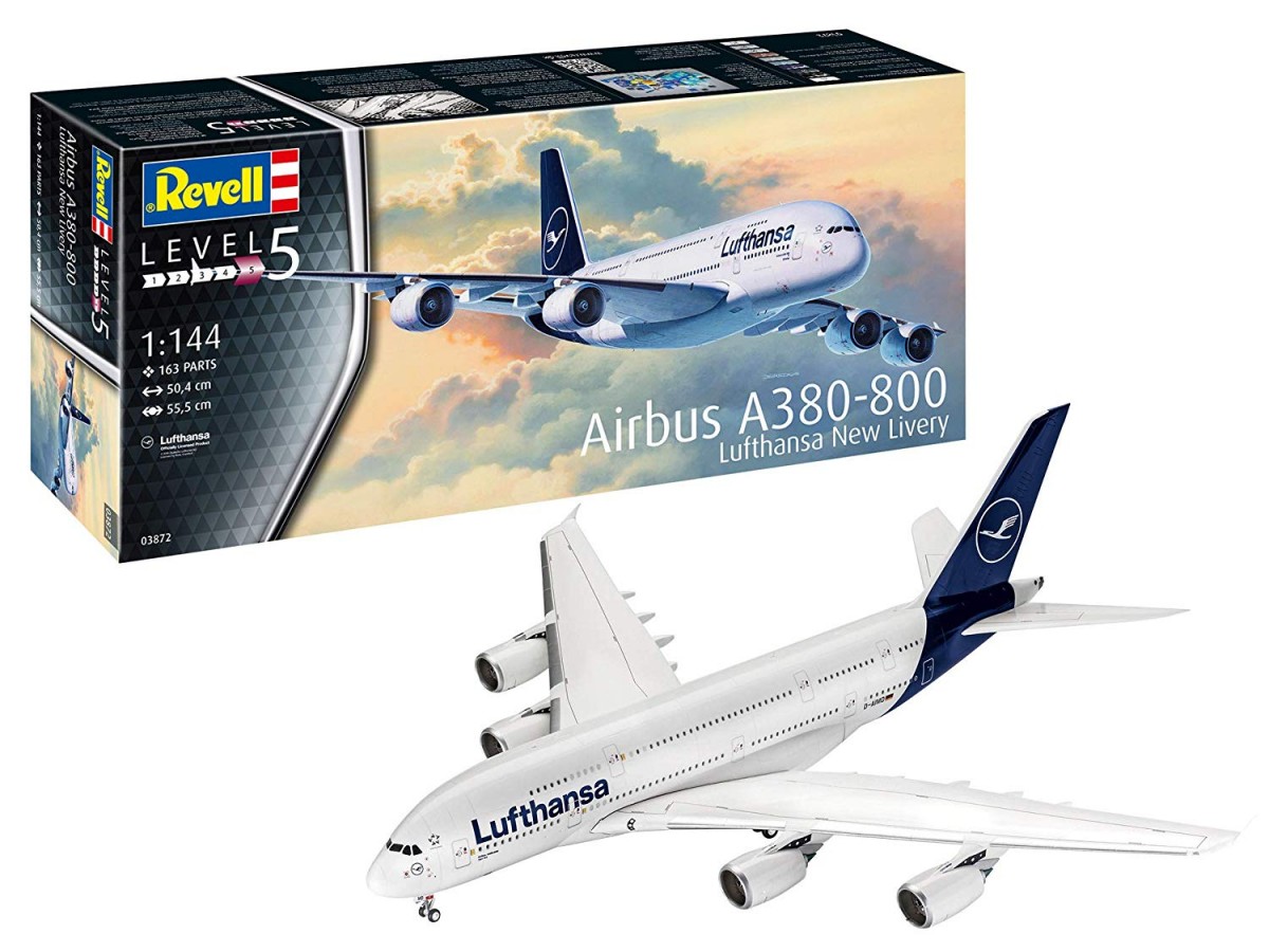 Revell Plastic model Airbus A380-800 Lufthansa