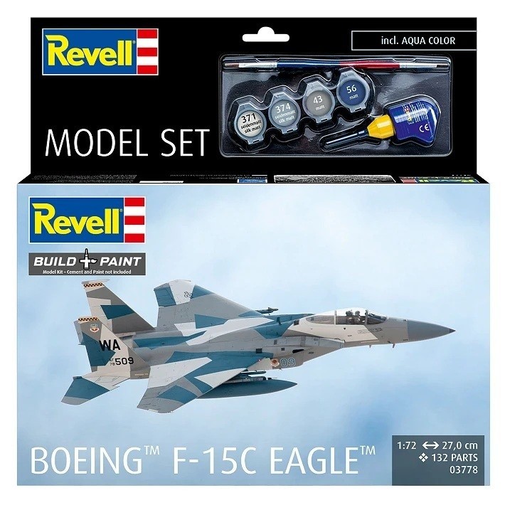 Revell Plastic model Boeing F15C Eagle