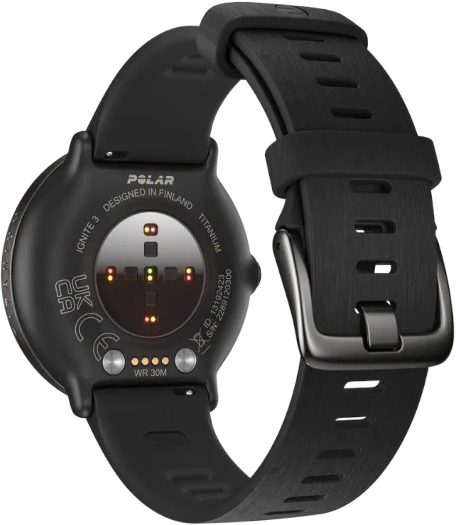 Polar Ignite 3 Titanium S-L, black