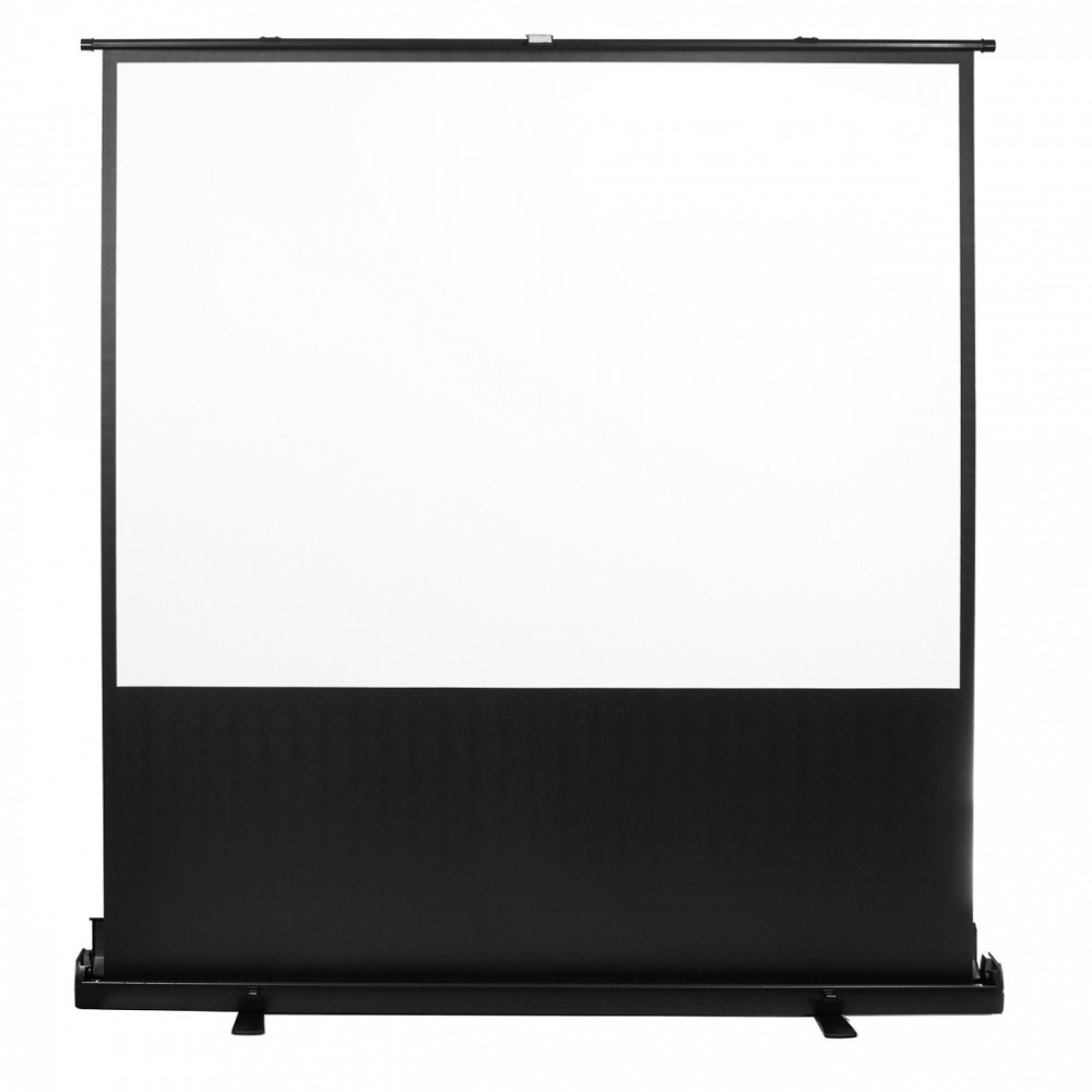 Maclean portable projection screen, compact, floor