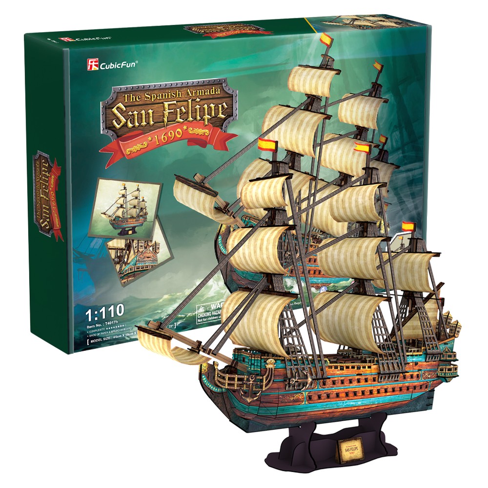 Cubicfun PUZZLE 3D Sailing ship The