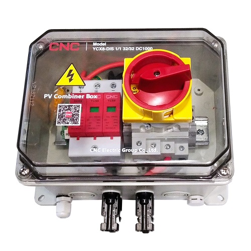 CNC PV Combiner Box, DC 1in-1out
