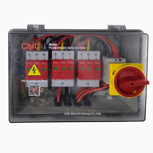 CNC PV Combiner Box, DC 3in-3out