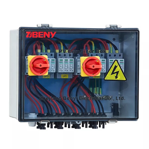BENY PV Combiner Box, DC 4in-4out
