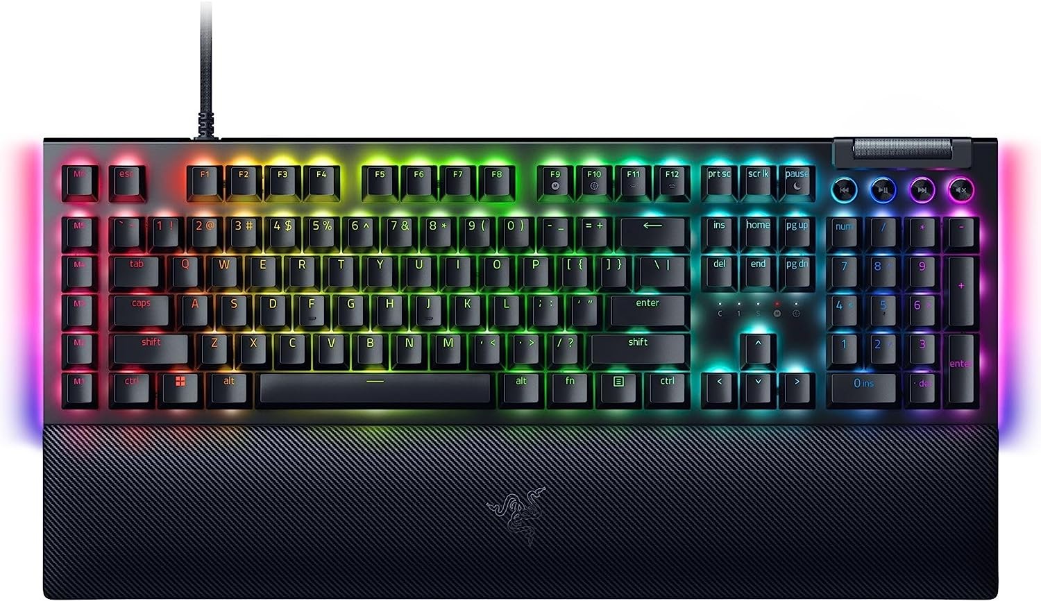 Razer BlackWidow V4, Green Switch, US