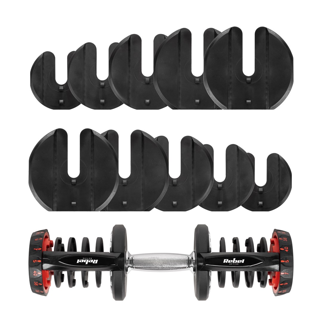 REBEL ACTIVE Hantel automat 40 kg