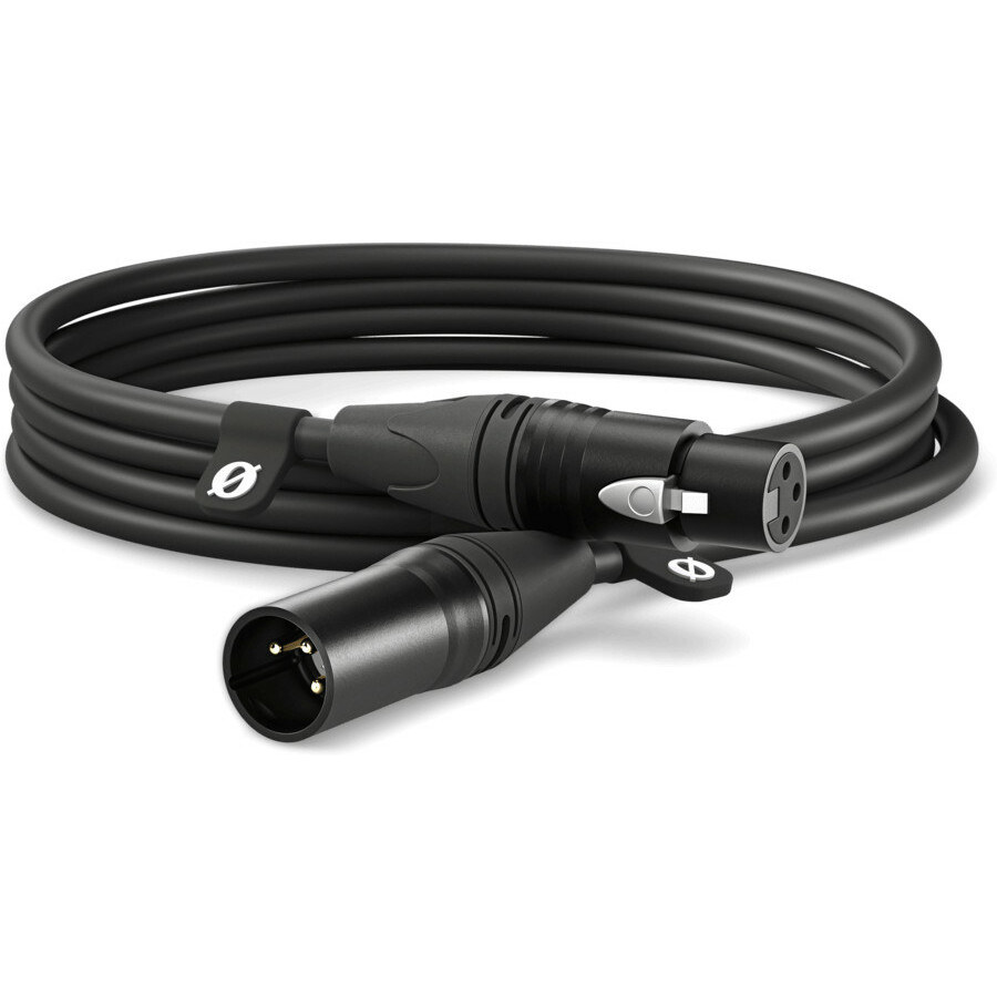 Rode cable XLR 3m, black |