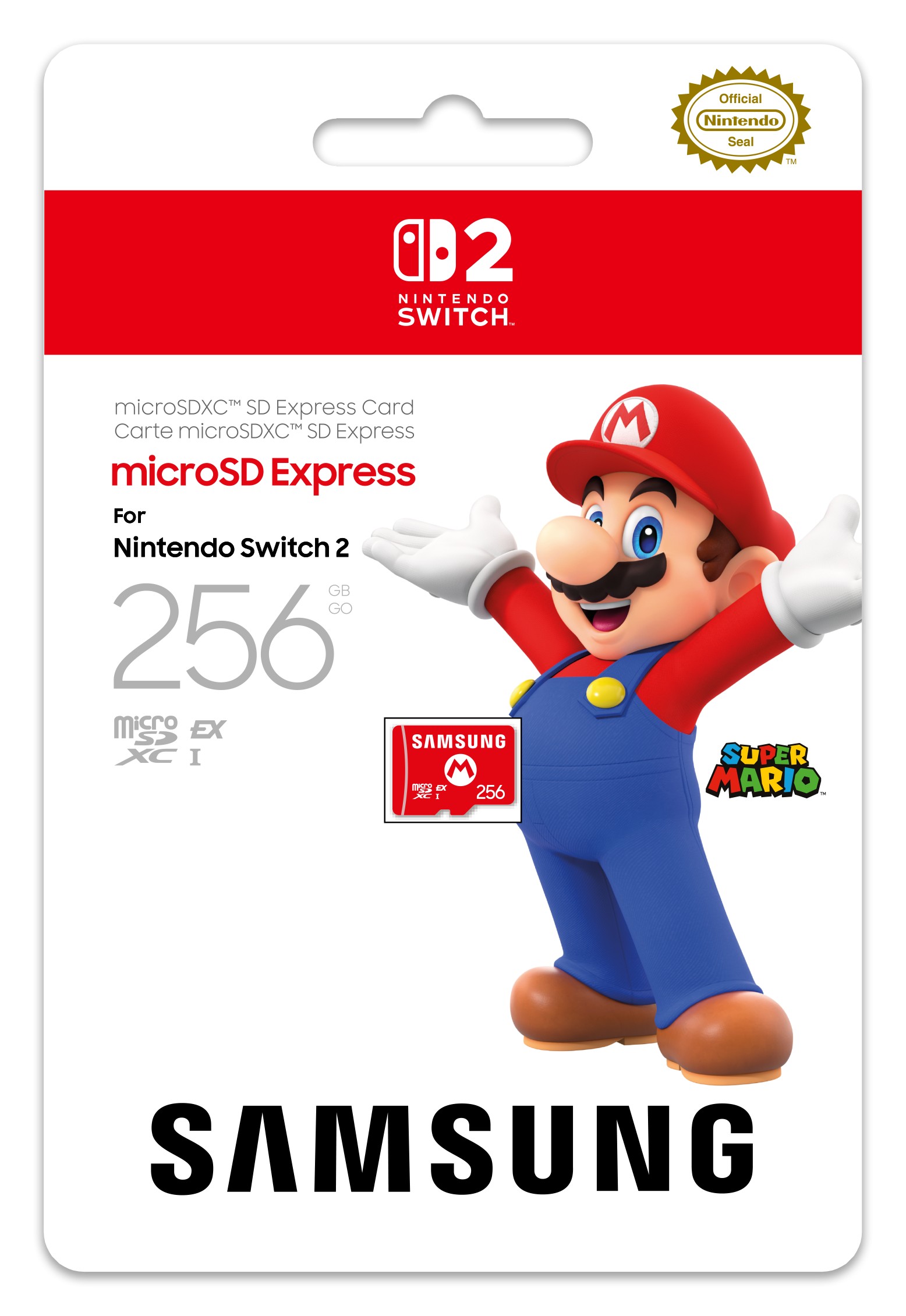 Nintendo Samsung MicroSD Express 256GB memory