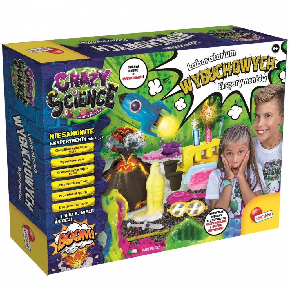 Lisciani Science set Crazy Science Laboratory