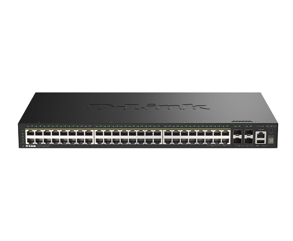 DLINK Smart Managed Switch DGS-1530-52P/E 48