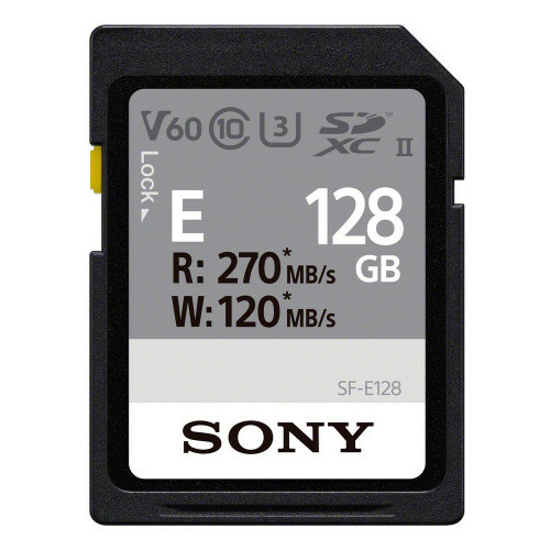 Sony memory card SDXC 128GB E