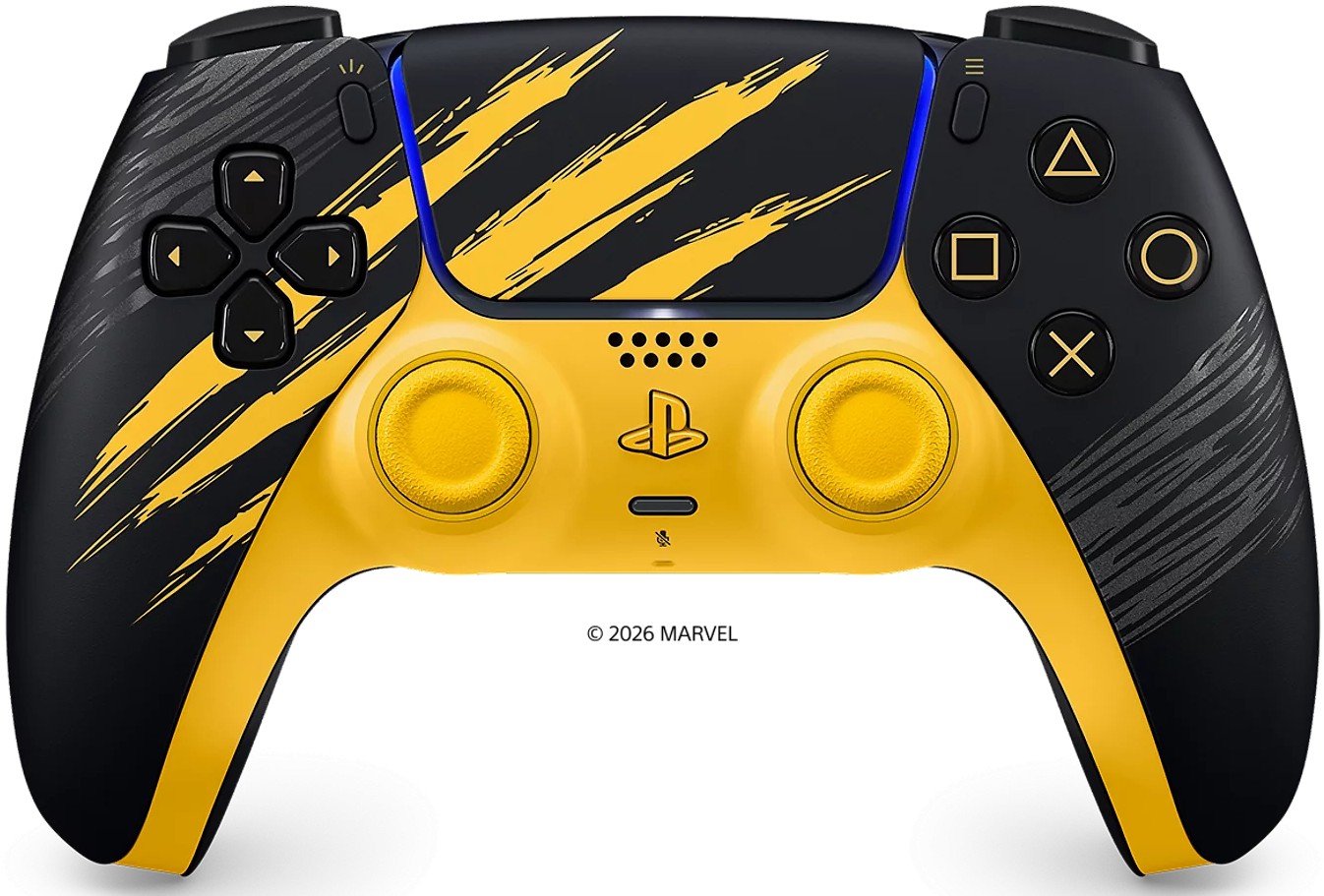 Sony PlayStation DualSense Marvel Wolverine Yellow