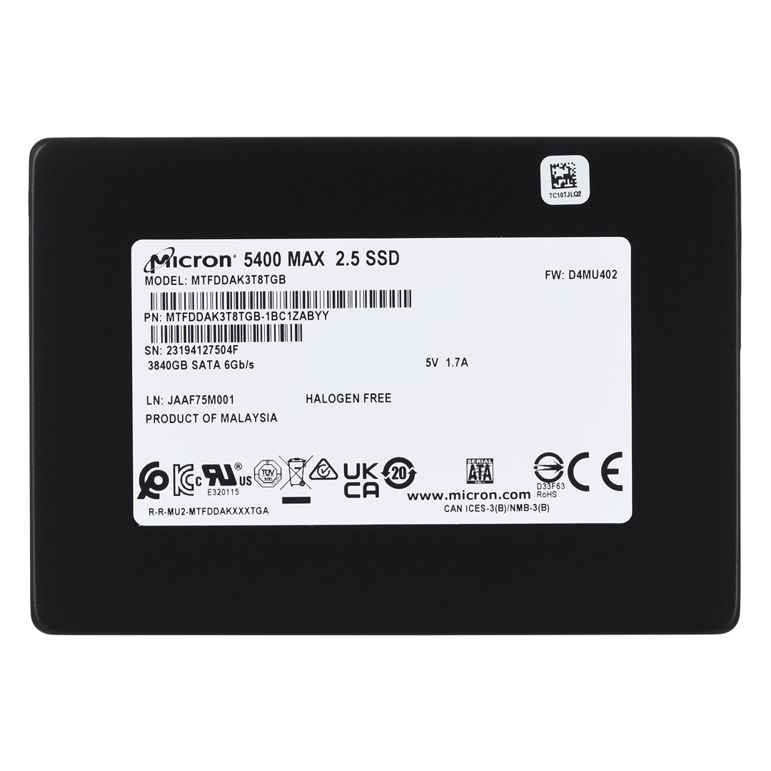SSD Micron 5400 MAX 3.84TB