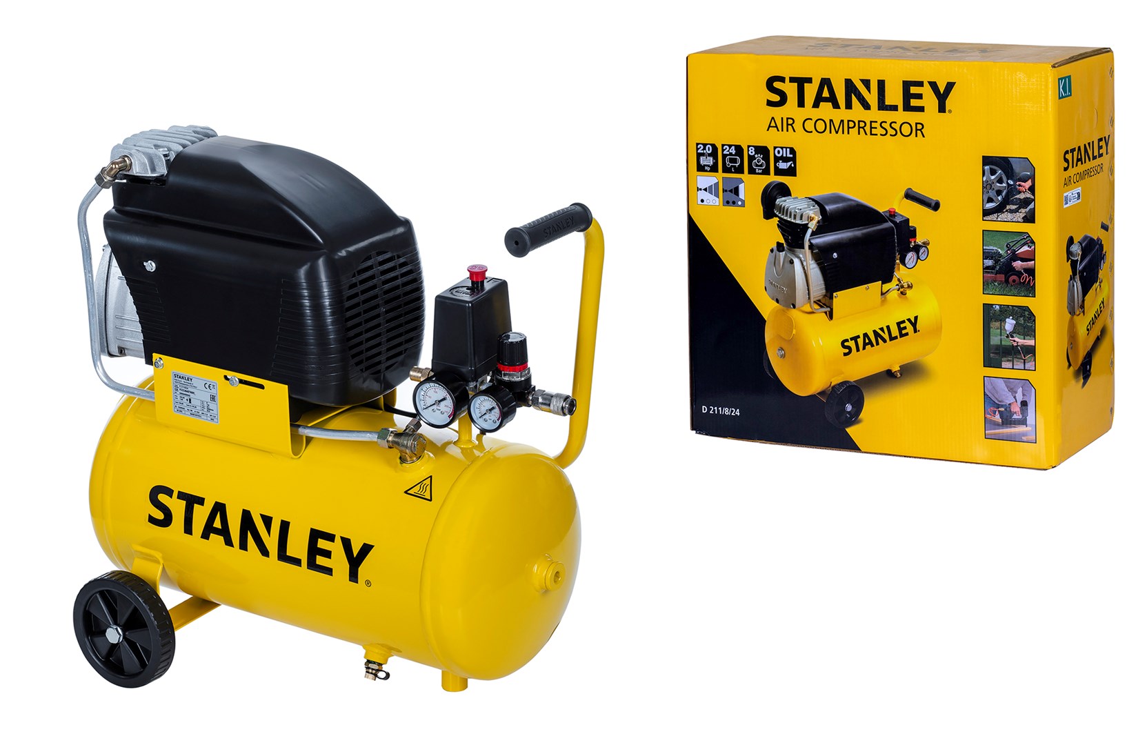 Stanley Oil compressor 24 l 1500