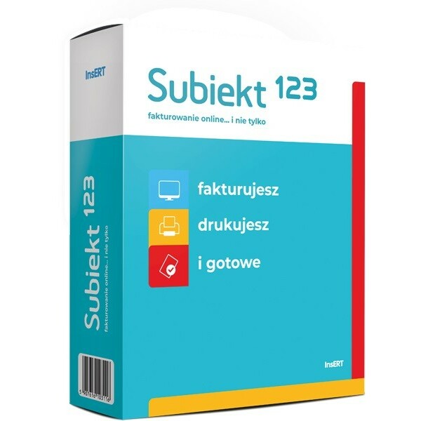 InsERT Subiekt 123 (12M) box S12312