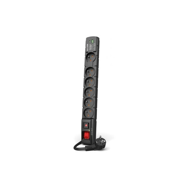 SURGE PROTECTOR ACAR S6 USB A+C