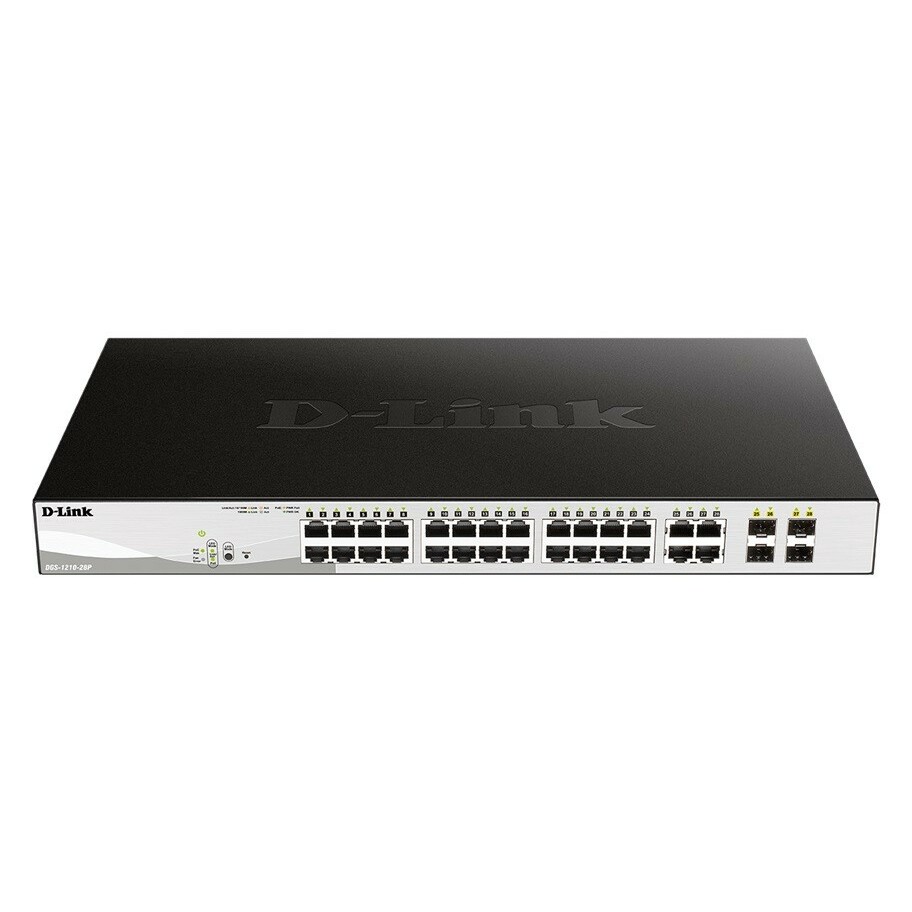 DLINK Switch DGS-1210-28P 24GE PoE 4SFP