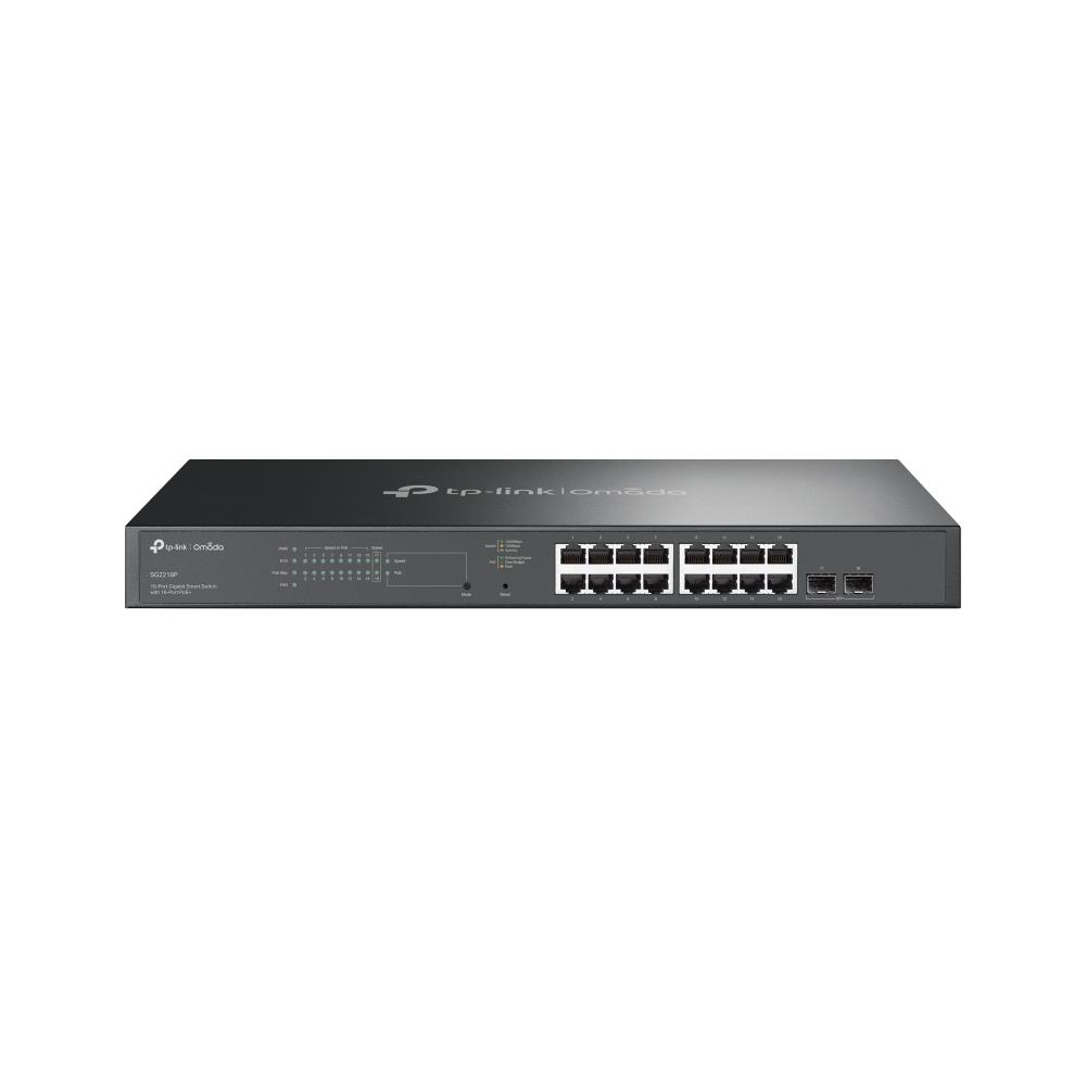 Switch|TP-LINK|Omada|SG2218P|Desktop/pedestal|16x1 0Base-T / 100Base-TX / 1000Base-T|2xSFP|PoE+