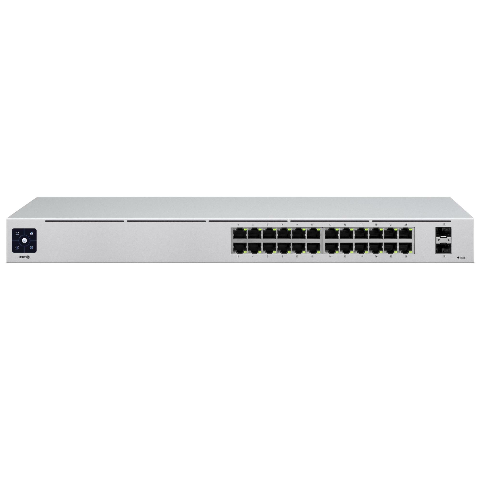 Switch|UBIQUITI|USW-24|Type L2|24x10Base-T / 100Base-TX / 1000Base-T|1xSFP|USW-24