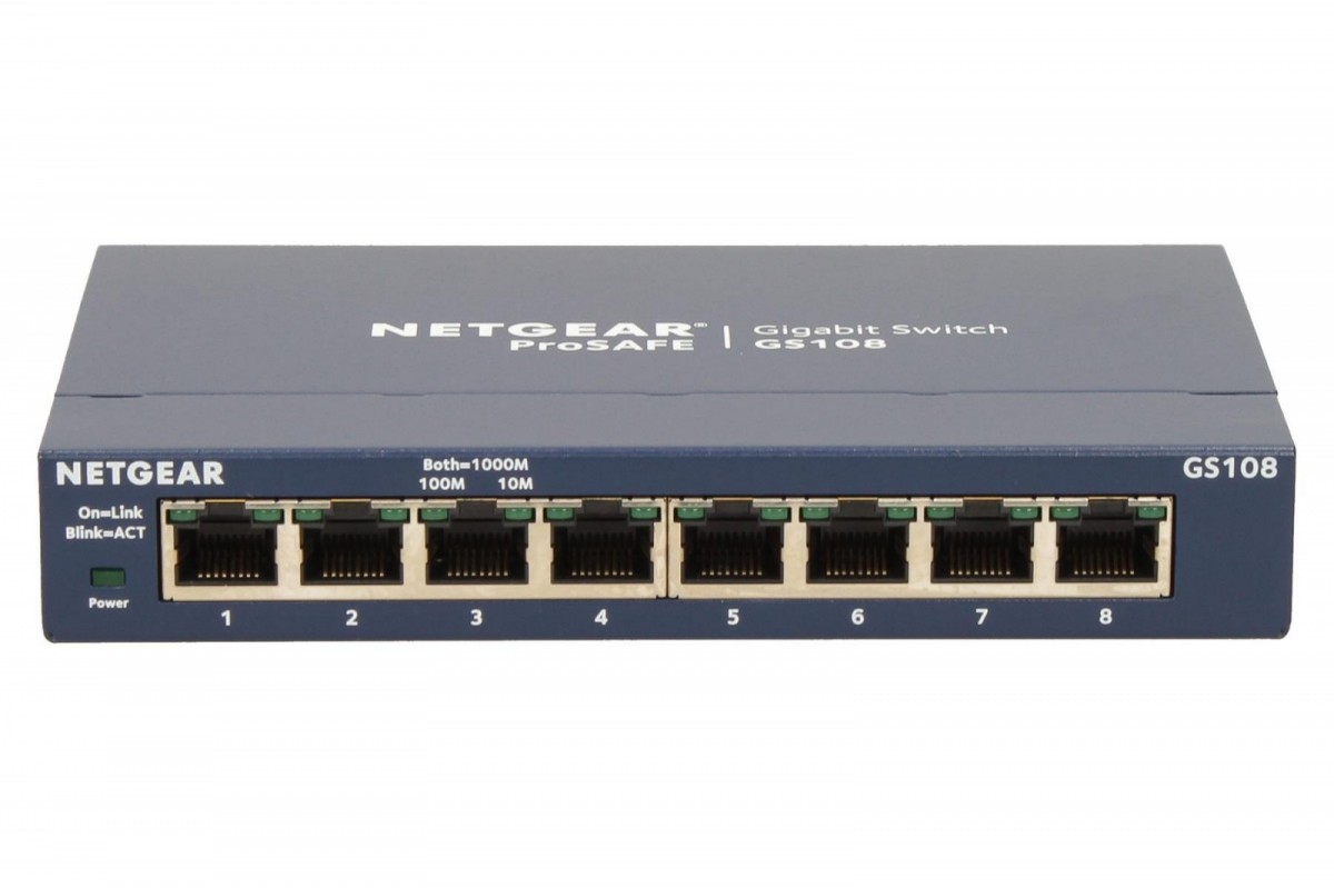 NETGEAR GS108GE network switch Unmanaged Gigabit