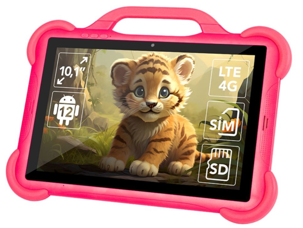 Tablet KidsTAB10 Blow 4/64GB pink case