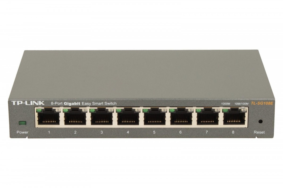 TP-Link TL-SG108E 8x1GbE Smart Switch |