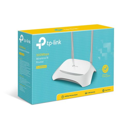 TP-Link Wi-Fi Router TL-WR840N, 300Mbps, LAN/WAN