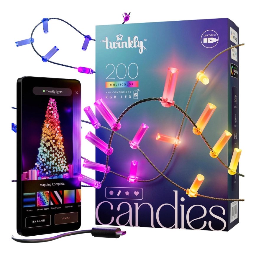 Twinkly Candies LED Christmas tree lights