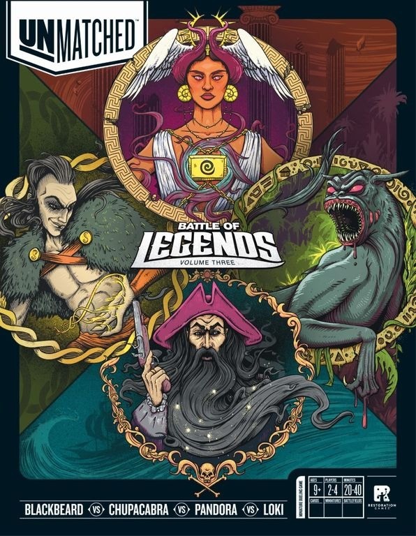Iello Unmatched: Battle of Legends, Volume