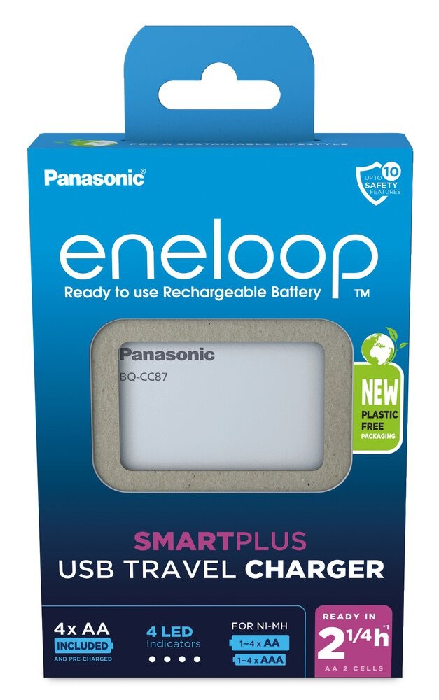 USB battery charger PANASONIC Eneloop Smartplus