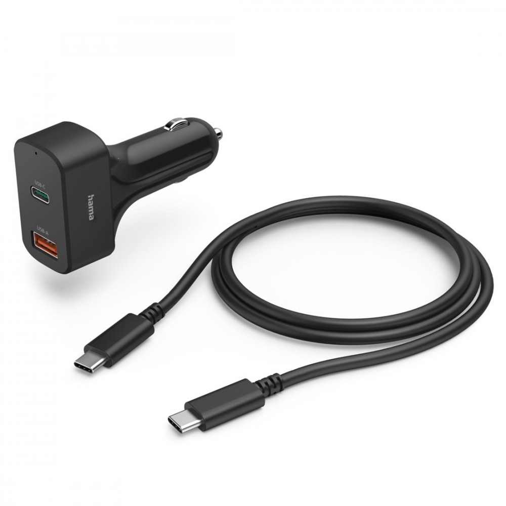Hama USB-C Car Charger for Laptop